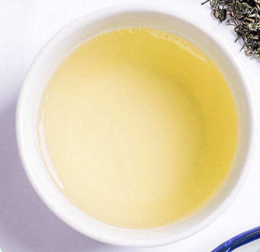 Biluochun Green Tea in a cup